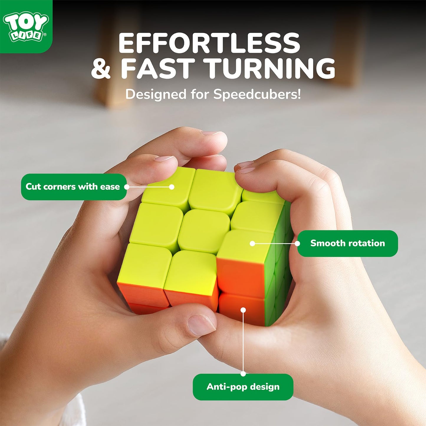 STEAM Life Speed Cube Set 10 Pack Magic Cube | Includes Speed Cubes 3x3 2x2 4x4 Pyramid Cube Megaminx Cube Puzzle Cube Bundle Collection Cube Toys Gift for Kids & mature-themeds