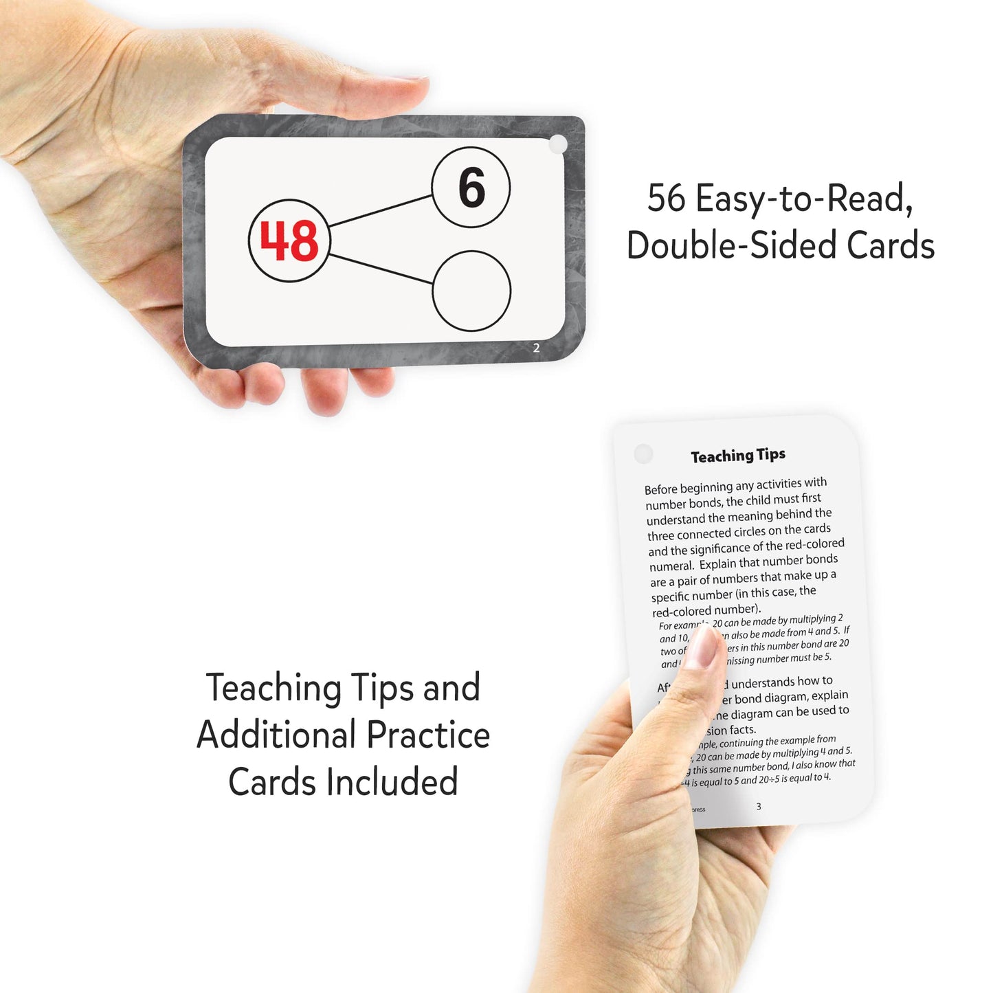 Teacher Created Resources Number Bonds Flash Cards - Multiplication & Division (Ep62055) 3-1/8' X 5-1/8'