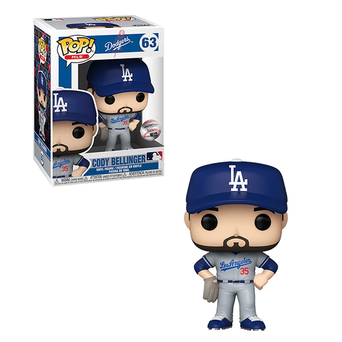 Funko Pop! Mlb: Dodgers - Cody Bellinger (Road Uniform)