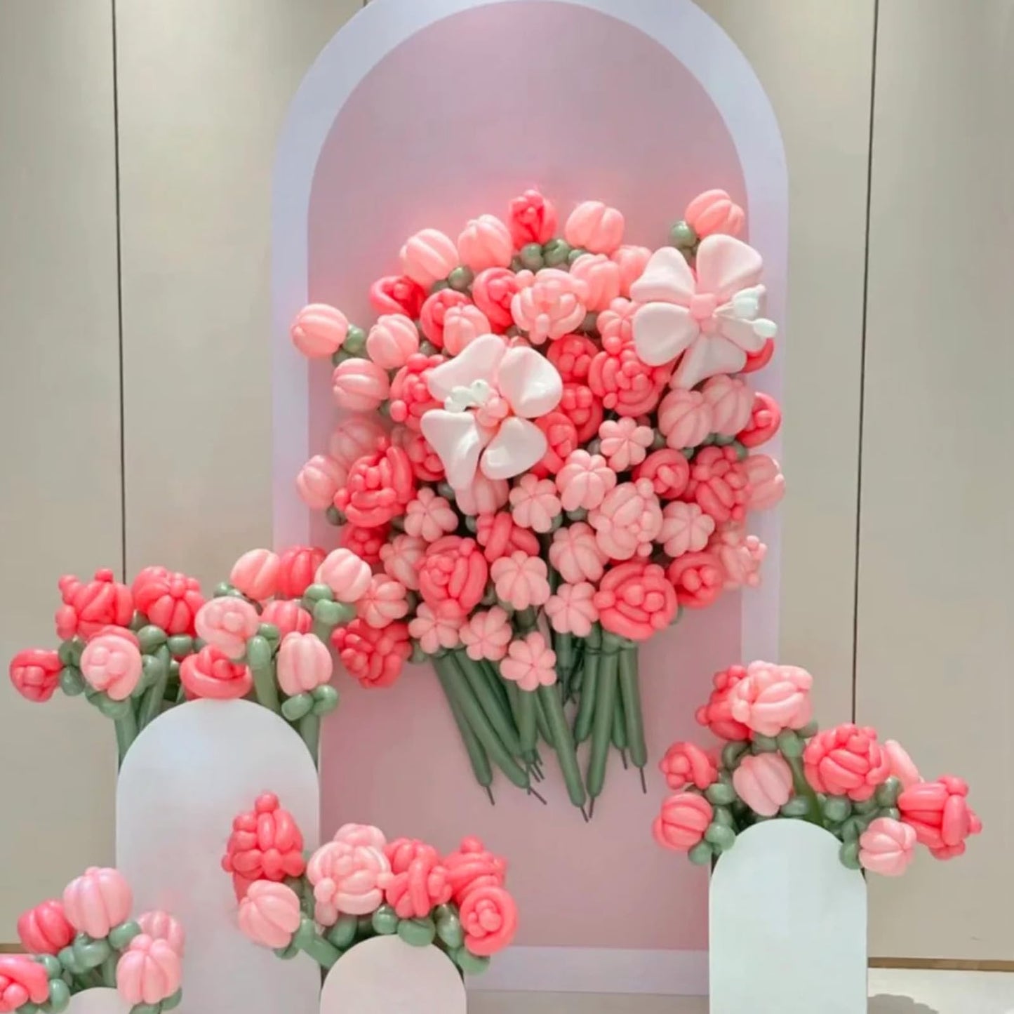 260 Long Balloons 100 Pack Pastel Red Twisting Animal Balloons Thickening Latex Modeling Long Magic Balloons For Animal Model We