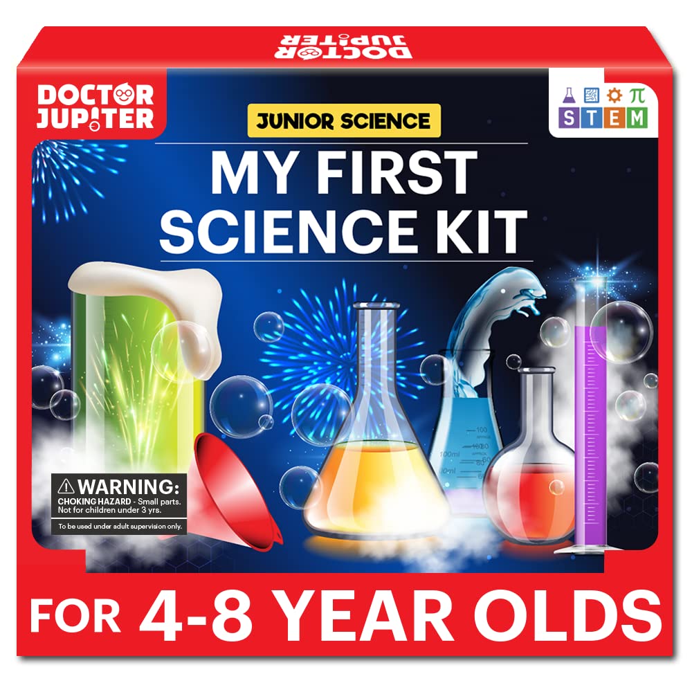 Doctor Jupiter My First Science Kit For Kids 4-6-8 Years Old Stem Toys For Boys & Girls Learning & Education Toys For 4,5,6,7