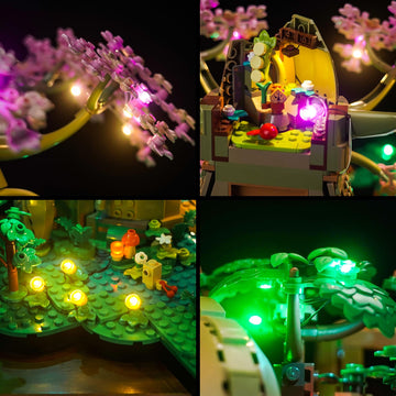 BrickBling LED Light Compatible with Lego The Legend of Zelda Great Deku Tree 2-in-1 Building Set (Model Not Included), Creative