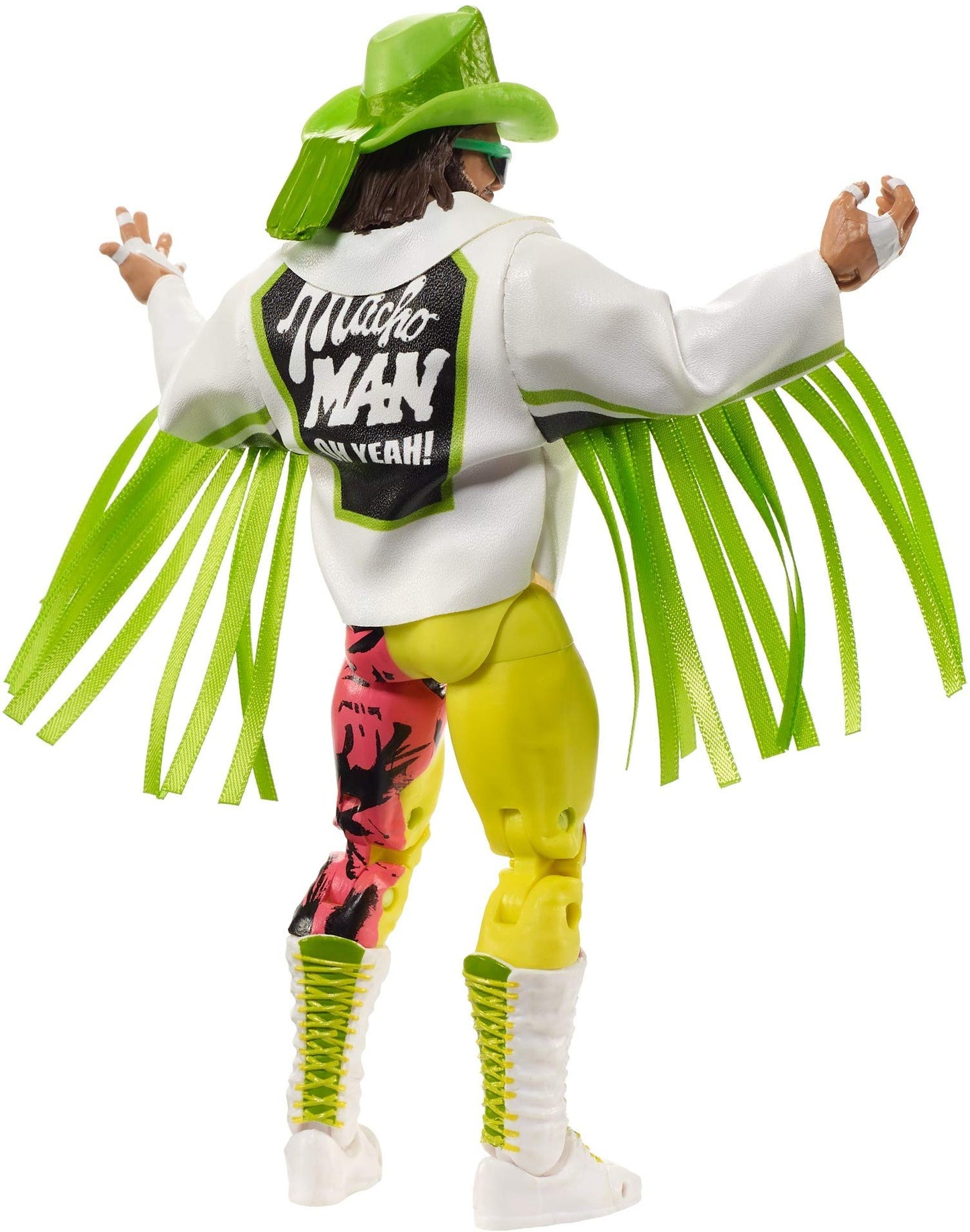 Wwe Ultimate Edition “Macho Man” Randy Savage Action Figure, 6-In /15.24-Cm, With Interchangeable Heads, Swappable Hands, & Entrance Gear For Ages 8 Years Old & Up