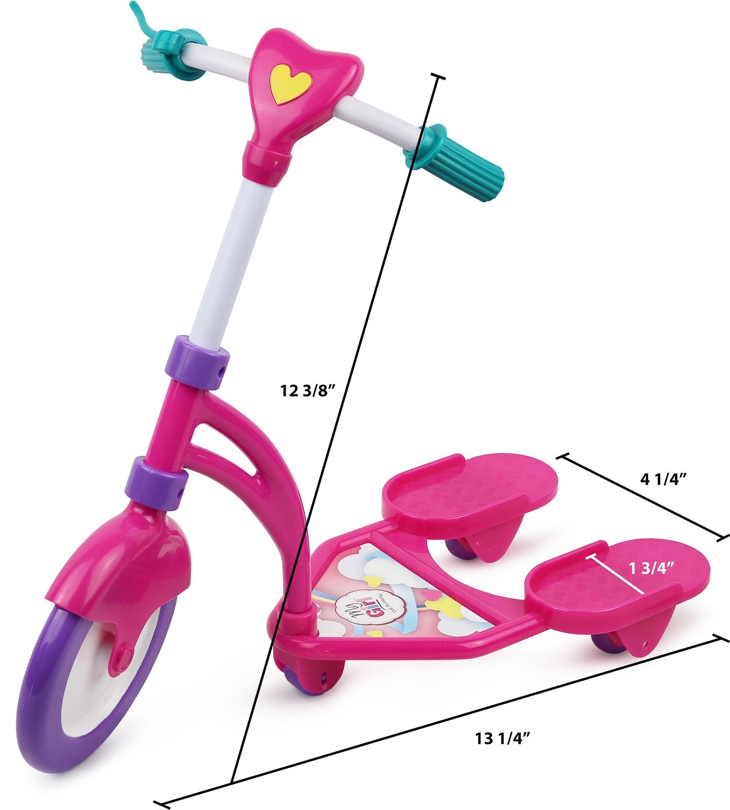 Click N' Play Doll Scooter & Helmet Set, Perfect For 18' Dolls