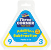 Trend Enterprises: Three-Corner Addition And Subtraction Flash Cards, Interactive Self-Checking Cards, Exciting Way For Everyone To Learn, 48 Two-Sided Cards Included, Ages 6 And Up