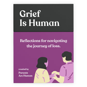 Grief Is Human | Family & Friends Conversation Card Game For Grieving | 70 Cards To Help You Process The Journey Of Loss | Thera