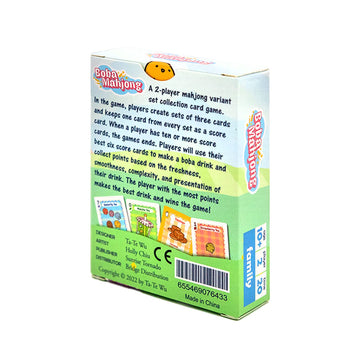 Giga Mech Games Boba Mahjong - A Bubble Tea Card Game For Two!