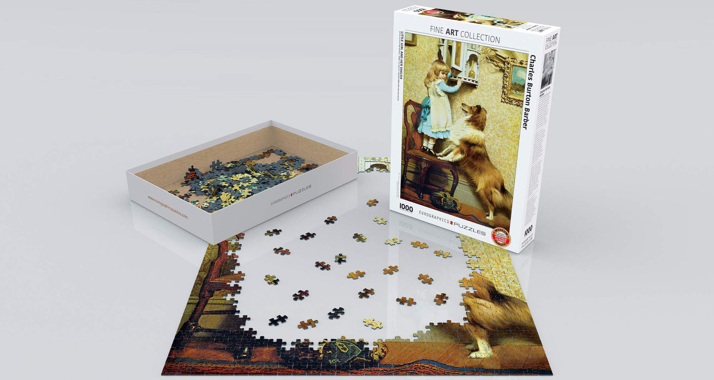 Eurographics Little Girl & Her Sheltie 1000Piece Puzzle, 6000-5330