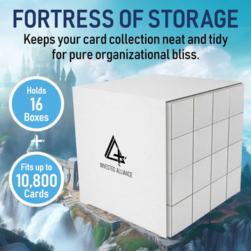 enhanced Cardboard Storage Boxes For Trading Card | Card Box TCG Trading Card Storage Box TCG Card Storage Box MTG Card Box Sports Card Storage Box Card Organizer Box Trading Card Boxes.