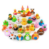 Wqthe 30 Pack Rubber Duck For Jeeps Ducking - 2.3 Inch Bulk Floater Duck For Kids - Baby Bath Toy Assortment - Party Favors, Bir