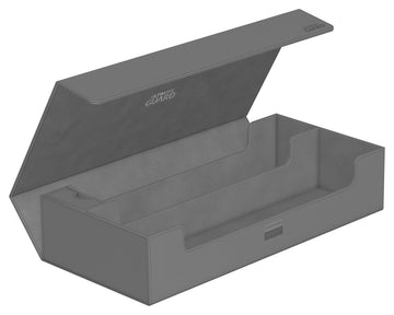 Ultimate Guard Superhive 550+, Deck Case For 550 Double-Sleeved Tcg Cards, Grey, Compatible With Boulders, Magnetic Closure & Microfiber Inner Lining