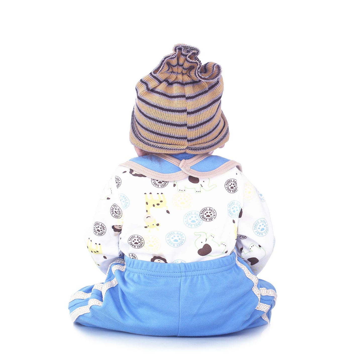 Reborn Dolls Clothes Baby Boy Clothing Outfit For 20'- 22' Reborn Newborn Dolls 0-3 Month Boy Doll Clothes