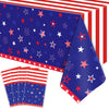 4 Pack Patriotic Tablecloth 4Th Of July Tablecloth Patriotic Decorations American Flag Party Table Cloth Patriotic Themed Party