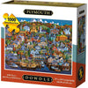 D·O·W·D·L·E Jigsaw Puzzle - Plymouth - 1000 Pieces - Blue Chip Board, Cardboard - Model 10290