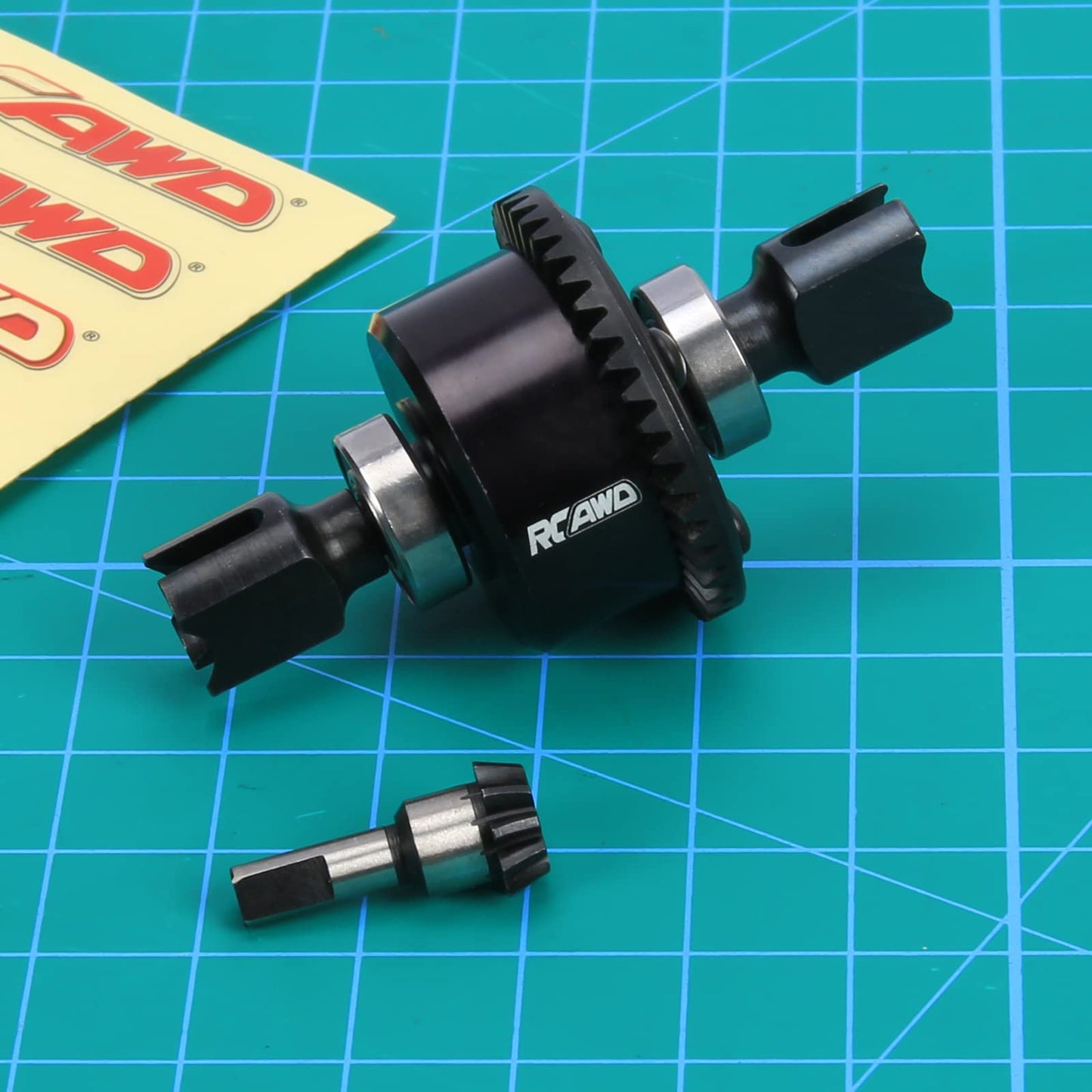 Rcawd Upgrades For Arrma 6S 1/7 Fireteam Mojave 6S, 1/8 Kraton Notorious Outcast Talion 6S,Front Rear Diff Combo Set W 40Crmo Ma
