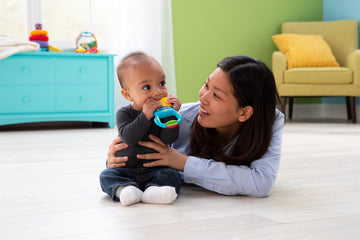 Lamaze Massaging Action Teether - Silicone, Multi - 1 Count (Pack of 1) - Model Y1479