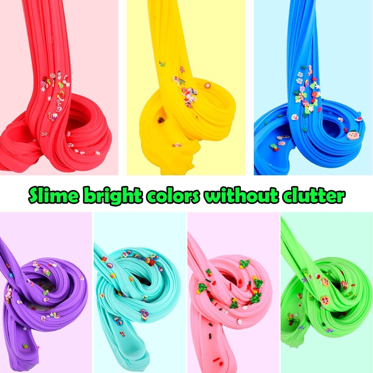 7 Pack Butter Slime, Cake Slime for Party Favor, Scented Slime for School Prizes, Gift Exchange, Basket Fillers, Soft Stretch No