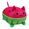 Bekrgwiy Watermelon Cat Stuffed Animal Toys For Kids,Cute Cat Plush Pillows Watermelon Cat Plushies,Fun Fruit Pillow And Toy Cat