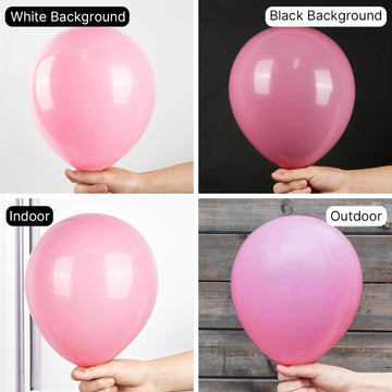 Partywoo Cherry Blossom Pink Balloons, 50 Pcs 12 Inch Cherry Pink Balloons, Pink Balloons For Balloon Garland Or Balloon Arch As Party Decorations, Birthday Decorations, Wedding Decorations, Pink-Q09