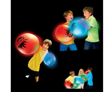 Socker Boppers LED Light Up Glow Games - Impact Activated Color Changing Boppers, Durable Vinyl, Multi-Color, Model 92949