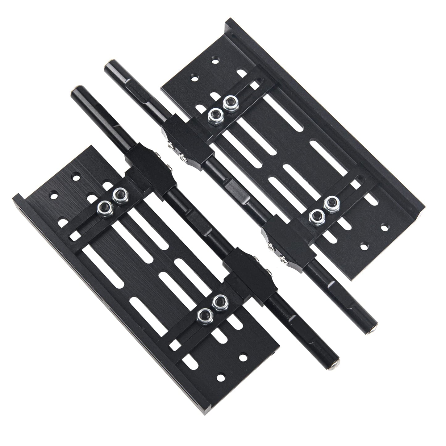 Vgoohobby Metal Side Pedal Step Foot-Plate Pedal Adjustable Running Board Compatible With Traxxas Trx4 Defender Scx10 Iii Ax1030