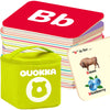 Quokka Abc Learning Flash Cards For Toddlers 1-3 Years - 120 Flashcards For Kids 2-4 In A Bag - Alphabet Numbers Letters Preschool Activities Ages 4-8 - Gift Speech Therapy Toys 1-3-5 Yo