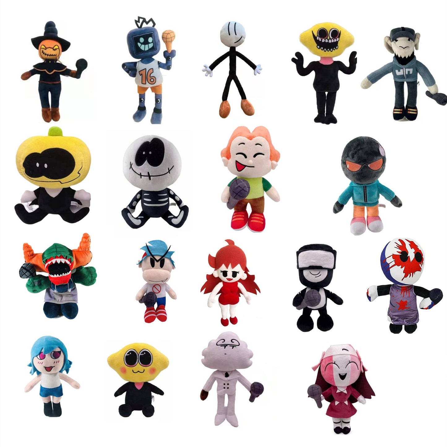 Roseward Us Stock Friday Night Funkin Merch Plush Toy Cute Fnf Plushies For Kids Boys And Girls Gifts 10 In (Sarvente)