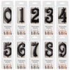 PHD CAKE 10-Count 0-9 Black Number Birthday Candles, Number One Birthday, Black Number Candles, Party Celebration, Baby Showers