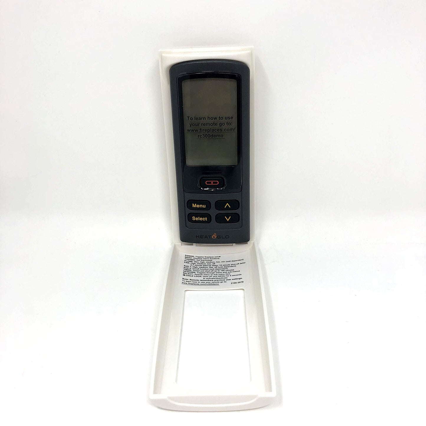 Heat-N-Glo RC300 Transmitter - White Plastic - Model B01N3PKO2Q