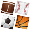 40Pcs Sports Themed Napkins-Sports Party Decorations All Star Basketball Football Baseball Soccer Disposable Paper Napkins For B