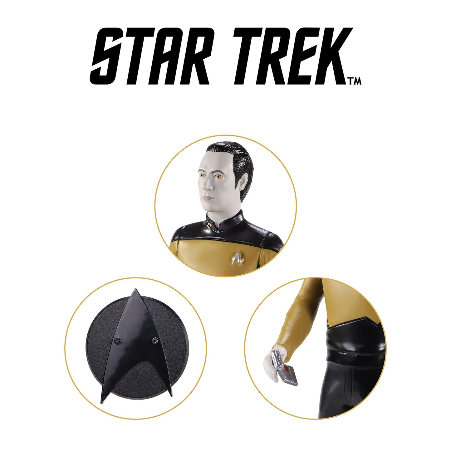 Bendyfigs The Noble Collection Star Trek Data