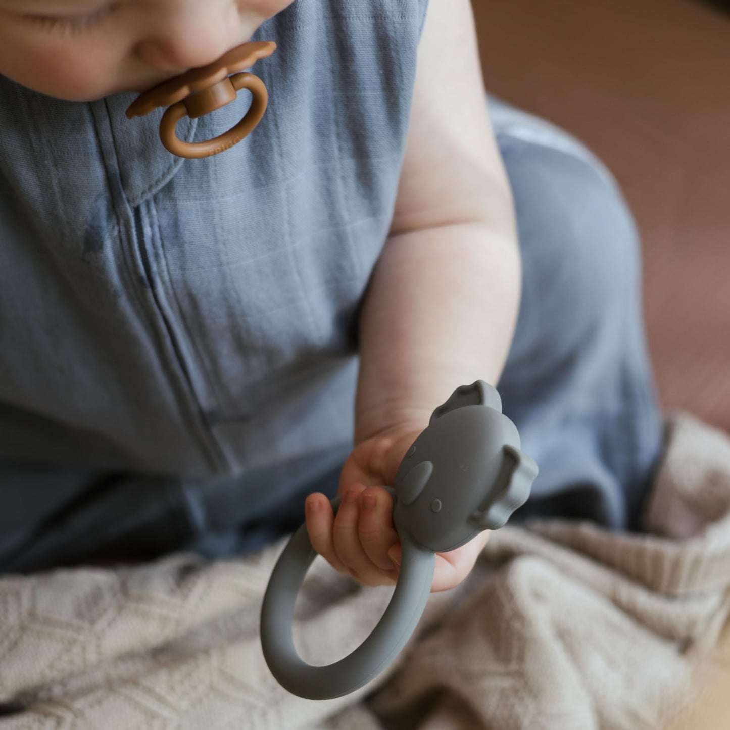 Mushie Silicone Baby Teether Toy | Koala