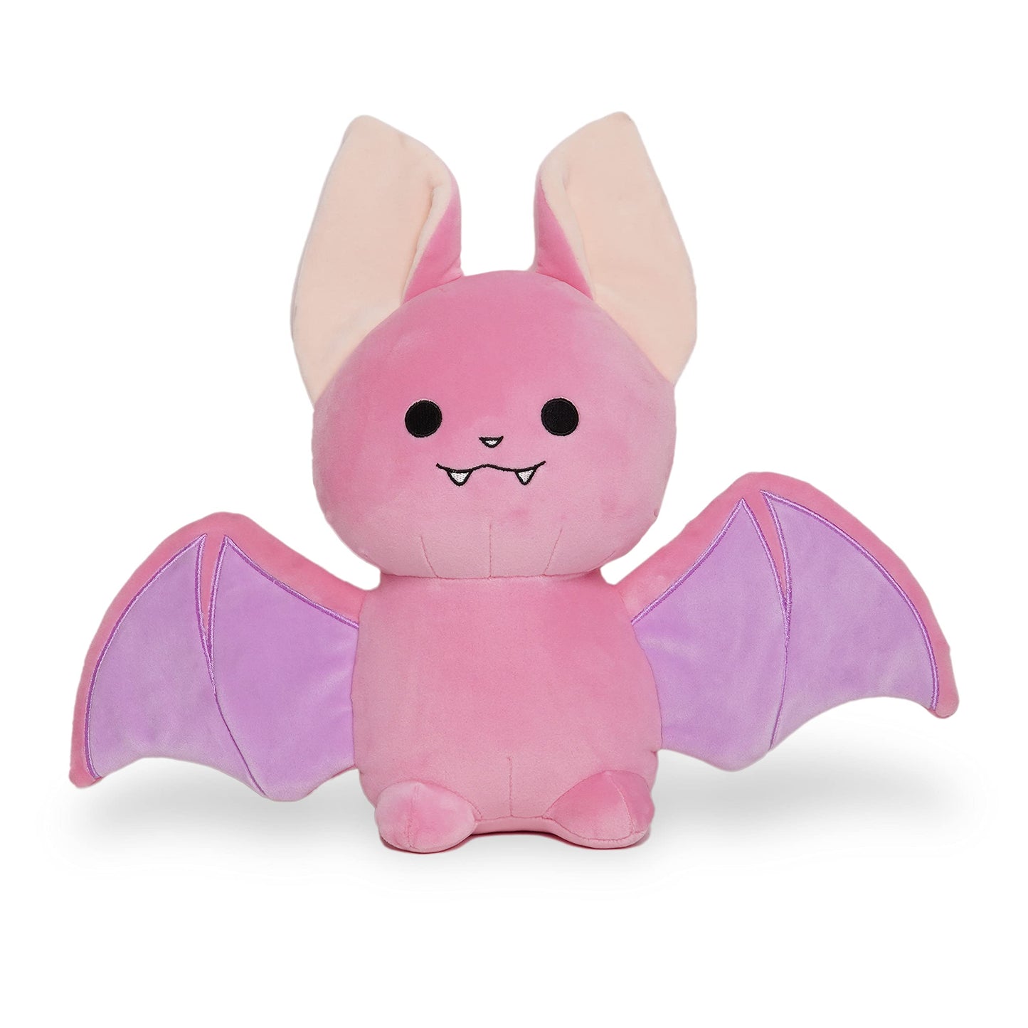 Avocatt Pink Bat Stuffed Plush - 10 Inches Stuffed Realistic Flying Fruit Bat Stuffy Plushie - Plushy And Squishy Goth Stuffed A
