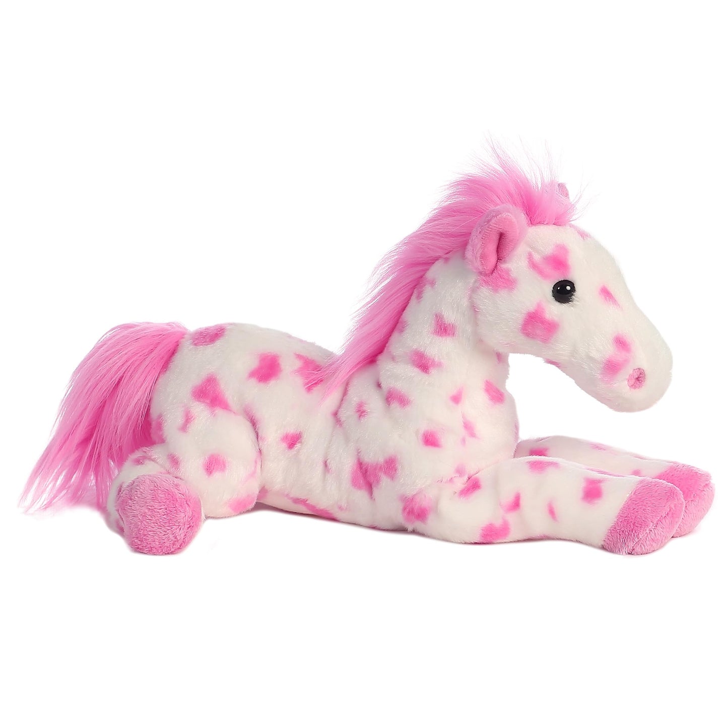 Aurora® Adorable Flopsie™ Dolly™ Stuffed Animal - Playful Ease - Timeless Companions - White 12 Inches