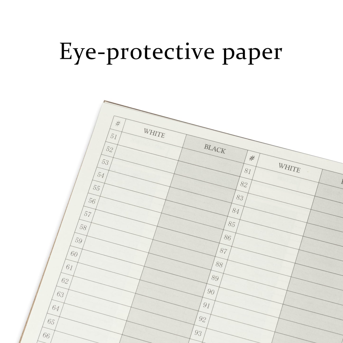 A&A Eye-Protection Chess Scorebook/Matches, Score Pad / 50 Games / 100 Moves / 2 Pack