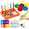 Broytain Counting And Color Sorting Toys For Toddlers,Math Manipulatives Match Games Educational Learning Fine Motor Skills,Stem