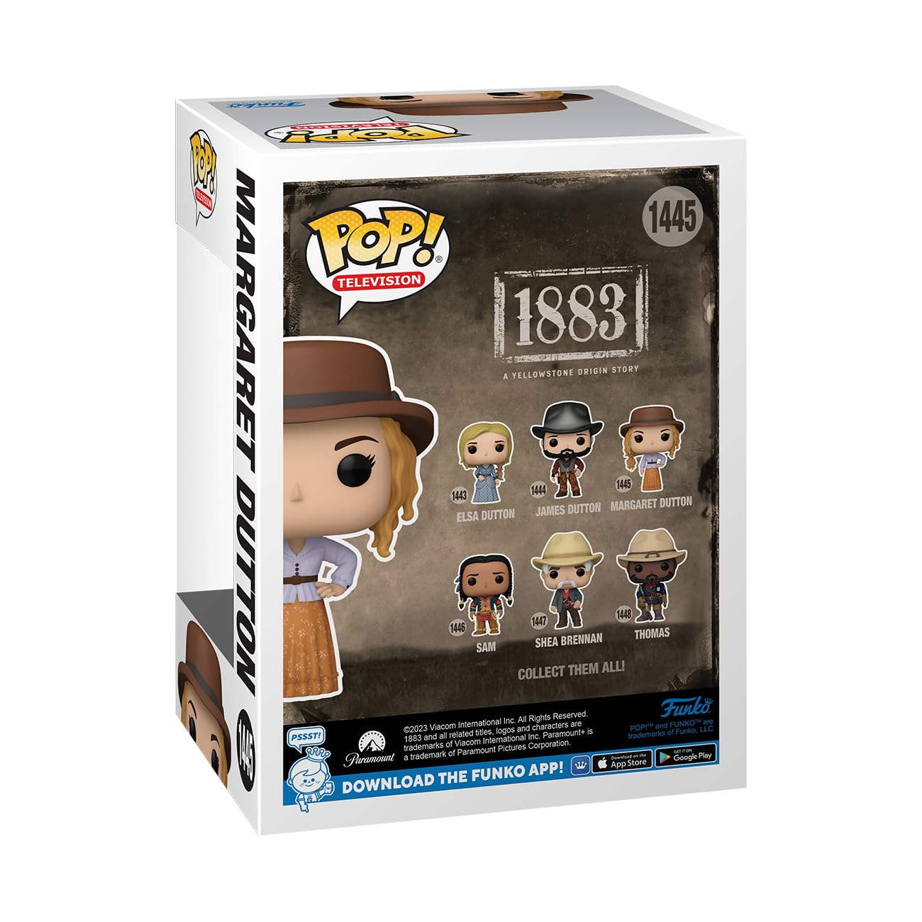 Funko Pop! Tv: 1883 - Margaret Dutton - Collectable Vinyl Figure - Gift Idea - Official Merchandise - For Kids & Adults - Tv Fan