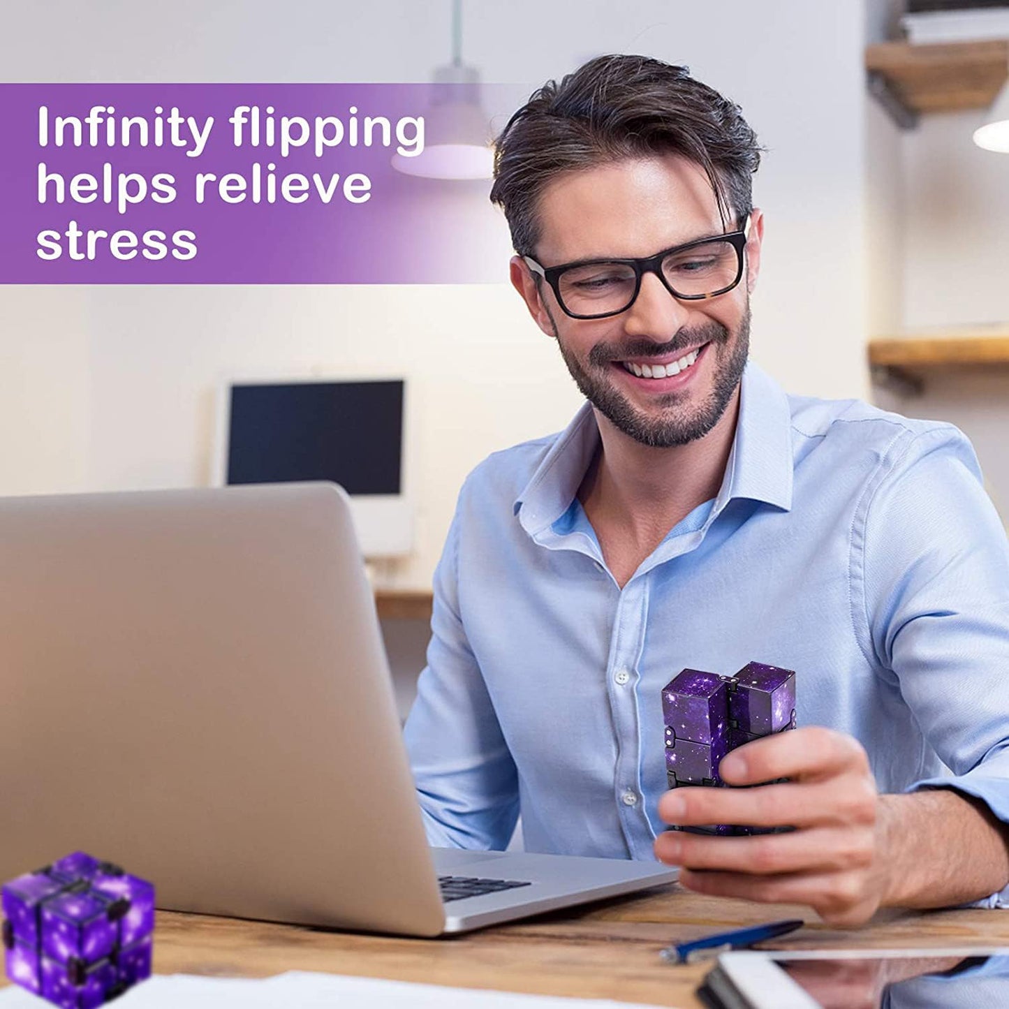 Dr.Kbder Fidget Toys Adults Set, Easter Basket Stuffers For Kids Teen Autism Sensory Toys Pack With Figette Cube Figits Ring Cla