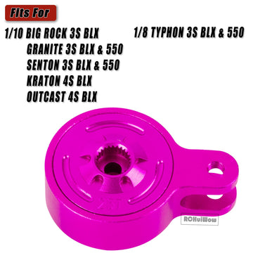 Rchuiwow Rc Servo Saver Set 25T Upgrades Part For 1/10 Big Rock 3S Blx,Granite/Senton 3S Blx & Mega 550,Kraton/Outcast 4S Blx,1/