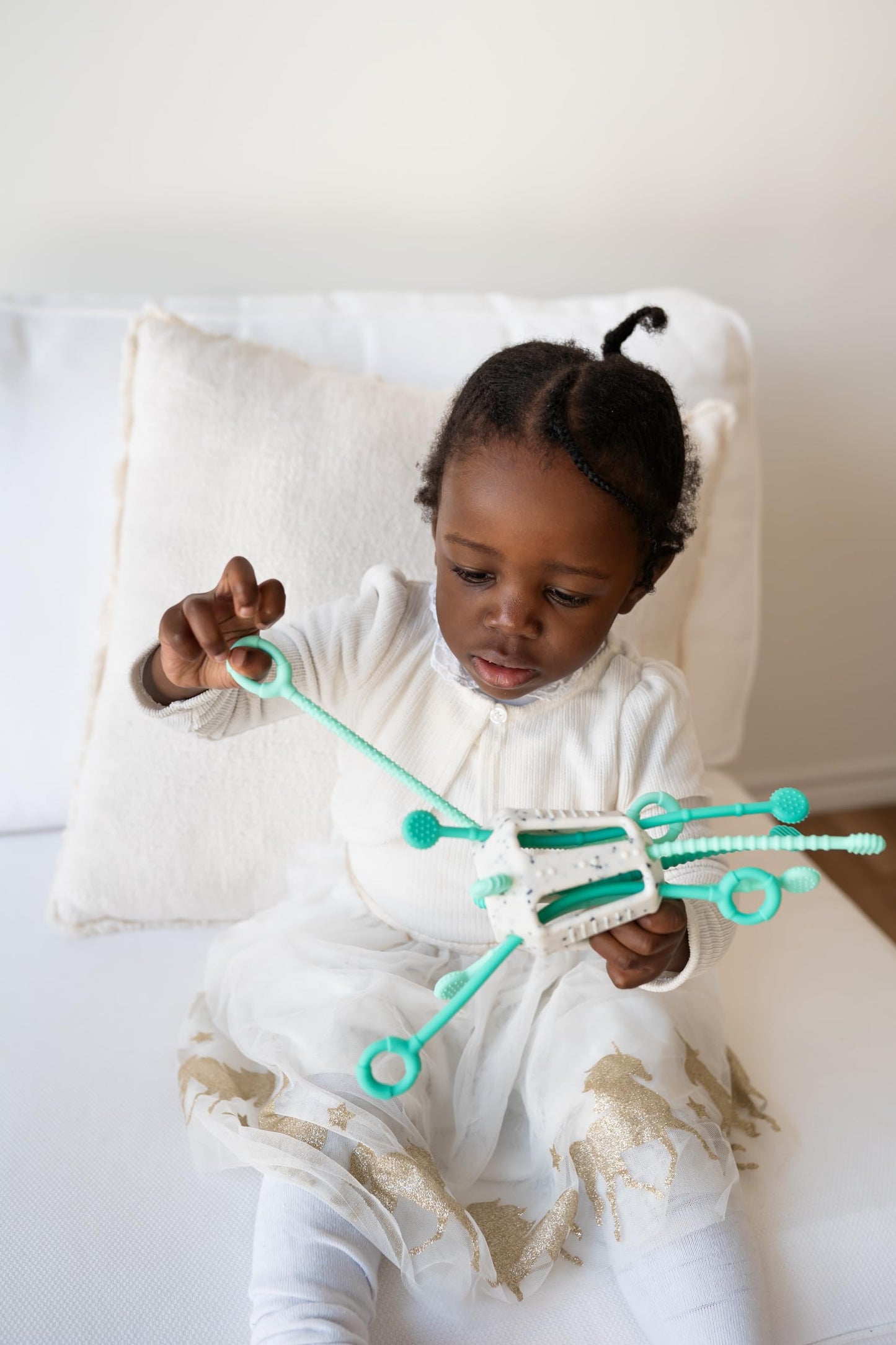 Mobi Zippee Mintee Activity Toy For Toddlers' Sensory Development - Montessori Design By Parents And Reviewed By Doctors - Bpa A