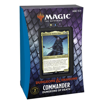 Magic The Gathering Commander Deck - Dungeons of Death, White-Blue-Black, Model C88950000, Paper Material