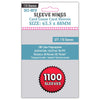 Sleeve Kings Card Game Card Sleeves 63.5x88mm (10x110 Pack, 1100 Sleeves) - Protective Covers for Trading Cards, Board Games & T