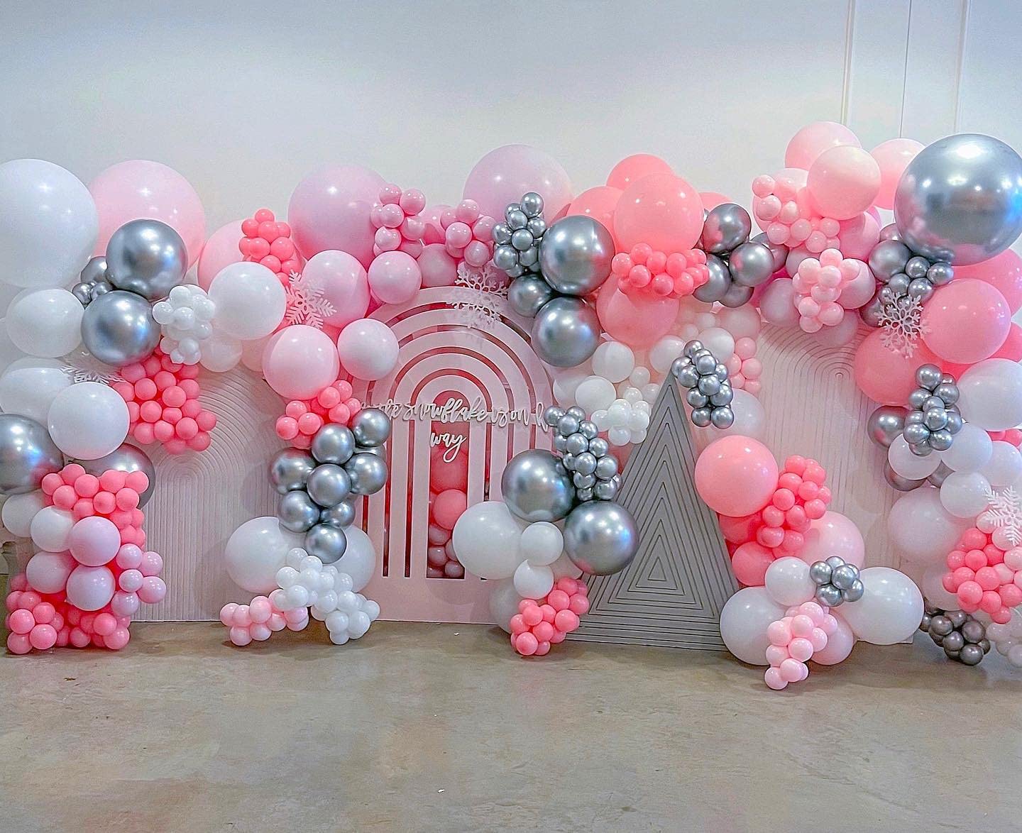 140Pcs Pastel Pink Balloons Baby Pink Balloon Garland Arch Kit 5/10/12/18 Inch Latex Pink Balloons Different Sizes As Gender Rev
