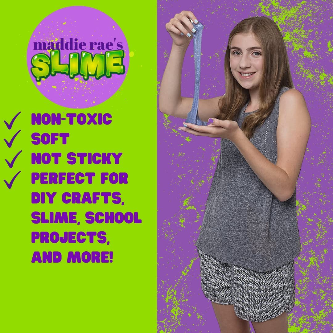 SCS Direct Maddie Rae Slime Clay (20 pk) Non-Toxic, No Mess Clay Foam Formula for Unique Creamy Butter Effects, Great for Arts &