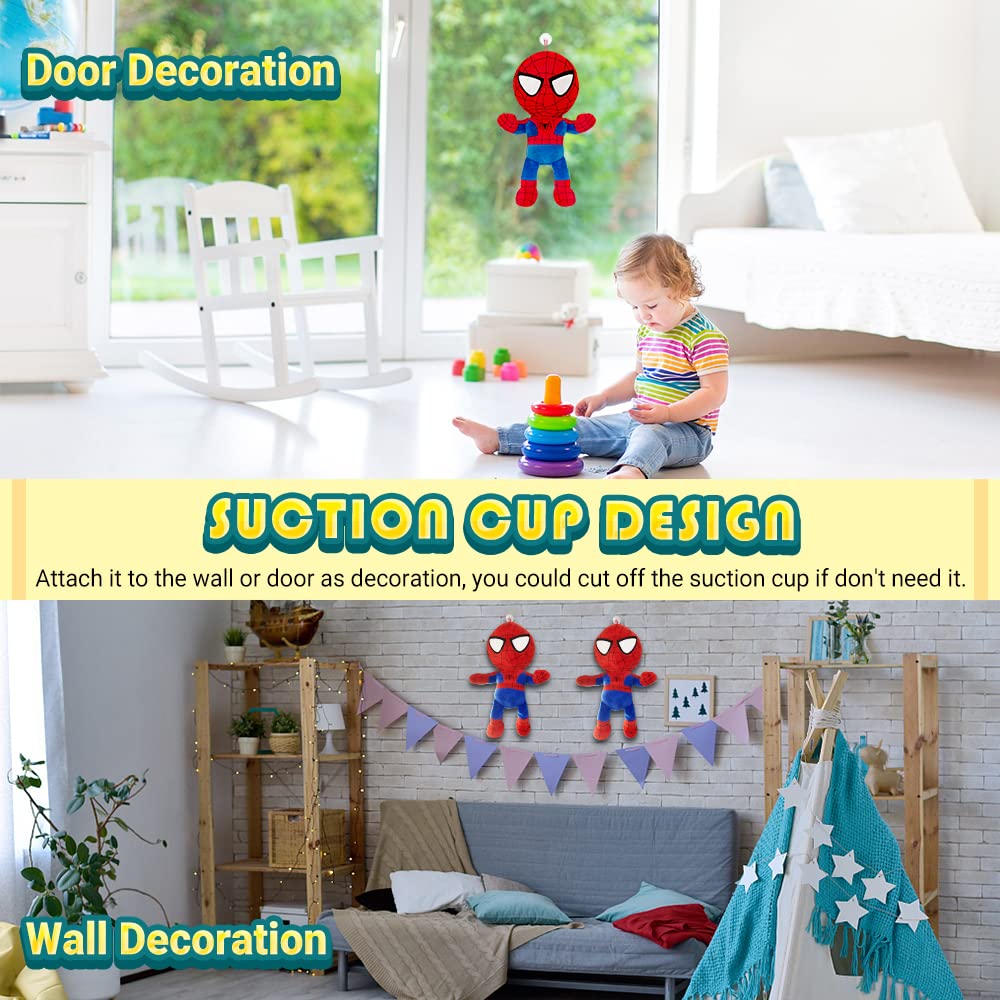 Lasama Superhero Plush Toy, Hero Plushie, 11 Inch Collectible Doll Stuffed With Cotton Tight Stitches For Toddlers As Gift Decoration In Birthday Party, Christmas, Children'S Day