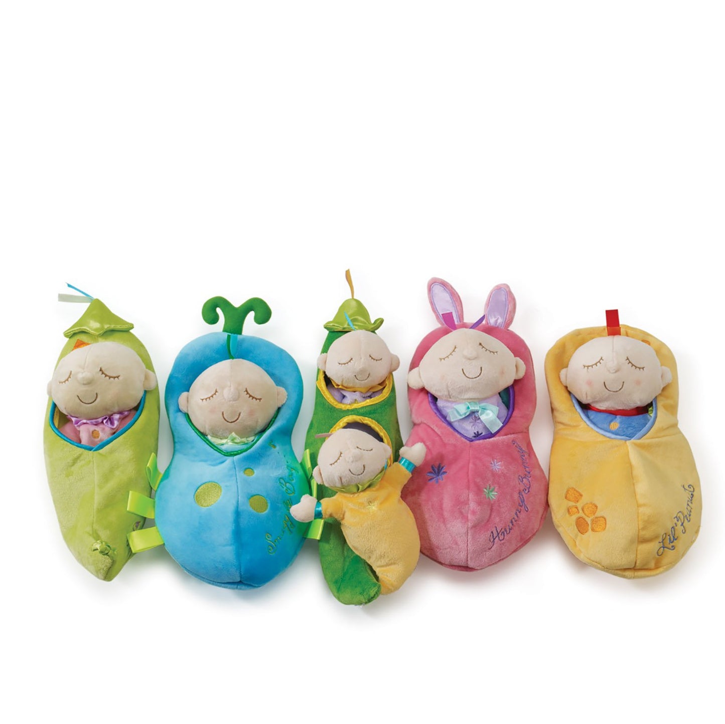 Manhattan Toy Snuggle Pod Baby Doll - 8" Hunny Bunny, Lead-Free with Cozy Sleep Sack for Ages 6 Months and Up
