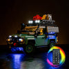 Hilighting Upgraded Led Light Kit For Lego Icons Land Rover Classic Defender 90 Model Car Building Set, Remote Control Compatibl