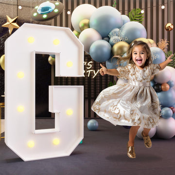 Imprsv Marquee Light Up Letters, 3Ft Block Marquee Letters For Birthday Baby Shower Party Backdrop Decor, Large Light Up Letters