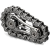 Cool Sprockets Fidget Bike Chain Hand Roller for Anxiety Relief Assemble Fidget Spinner Ring Toy for Gift Metal Fingertip Spinning Sensory Toy for mature-themed Kid 4-8 8-12