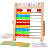 Woodmam Wooden Abacus For Kids Math, Educational Counting Toy With Counting Sticks And Number Alphabet Cards, Preschool Learning Toys Gift For Boys Girls Age 3+ Years Old